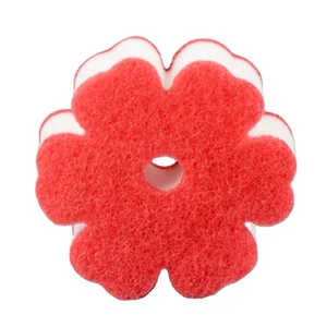 The Hot Sale Kitchen Dish Cleaning Sponges with Double-sides Scouring Pad Customize Packing for Kitchen Washing