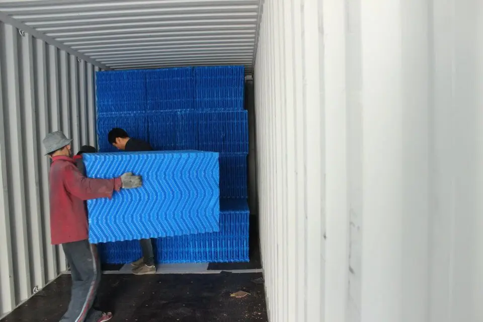 500mmm Hexagonal Honeycomb Block Type pp Pvc s Shape Cooling Tower Fill for Cooling Tower