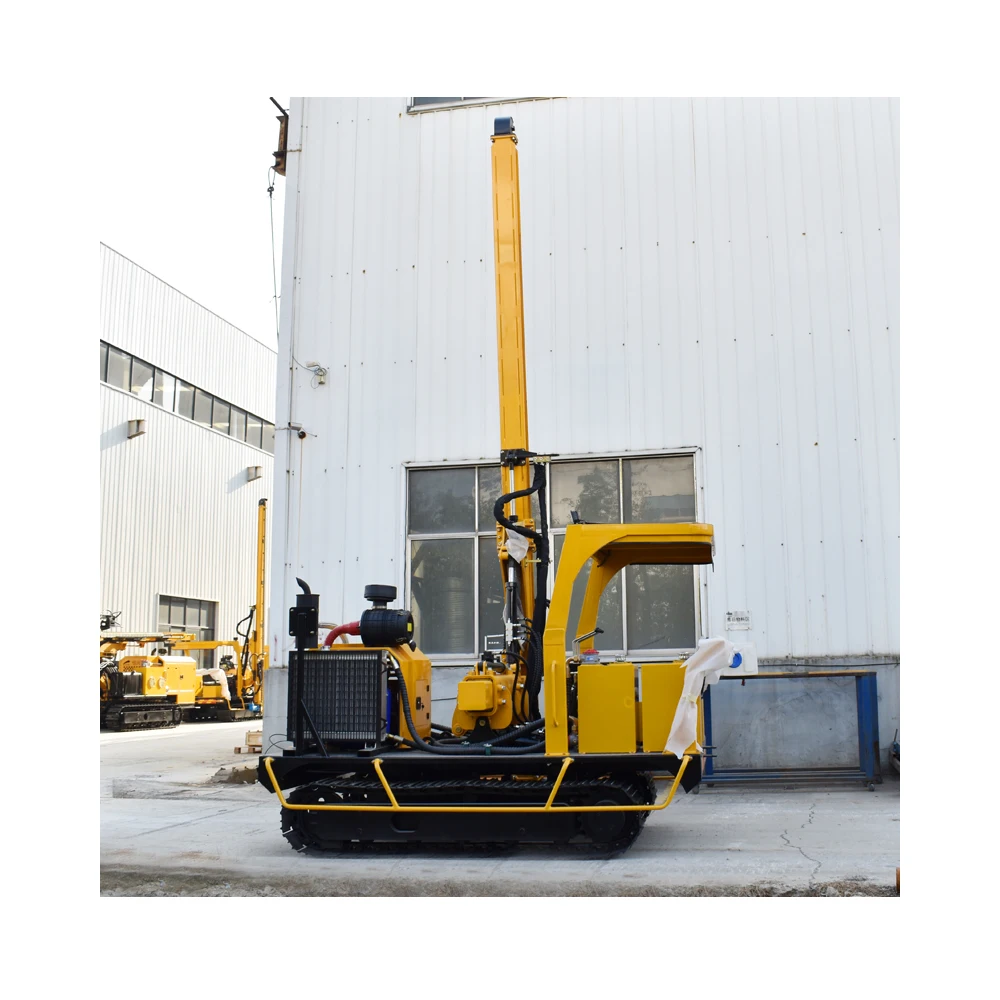 Solar Panel Pile Ramming Machine, Hydraulic Pile Drivers Photovoltaic Vibro Hammer Pile Driver/