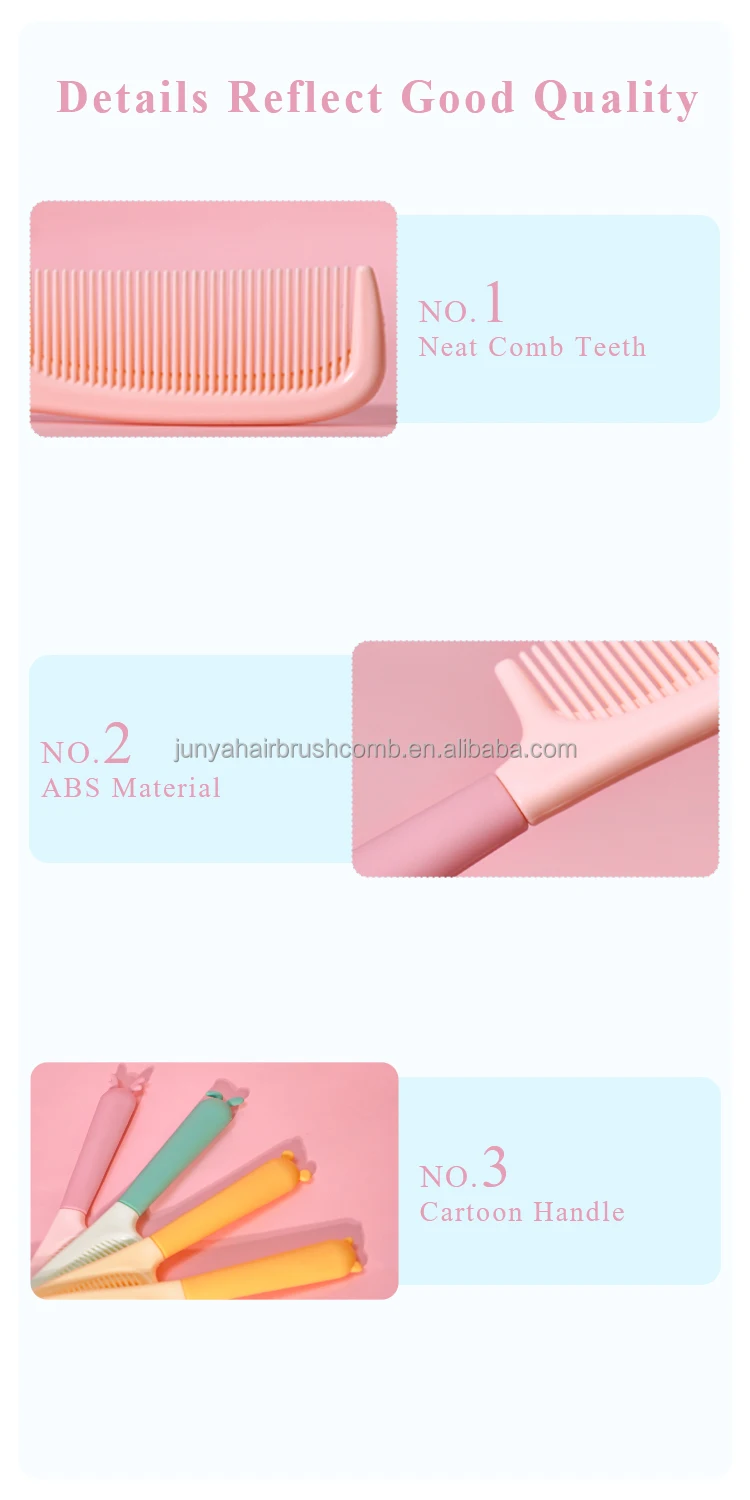 Wholesale Combs Rubber Handle Cute Girl Hair Comb Buy Rubber Handle