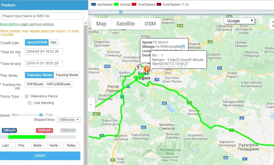 IMEI Active for Dyegoo Gps Tracker  High Speed Renew Link Real Time Tracking Platform Imei Id Extend