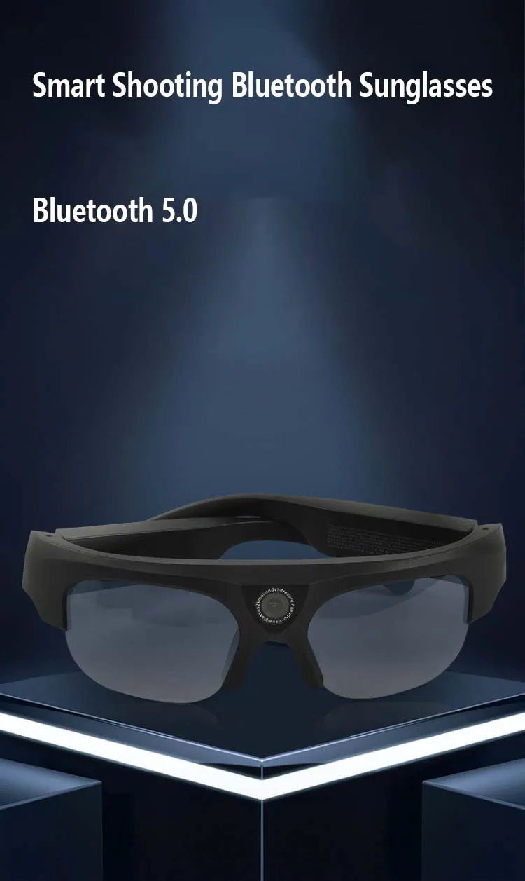 256gsunglasses With Camera And Video Bluetooth Sunglasses Camera