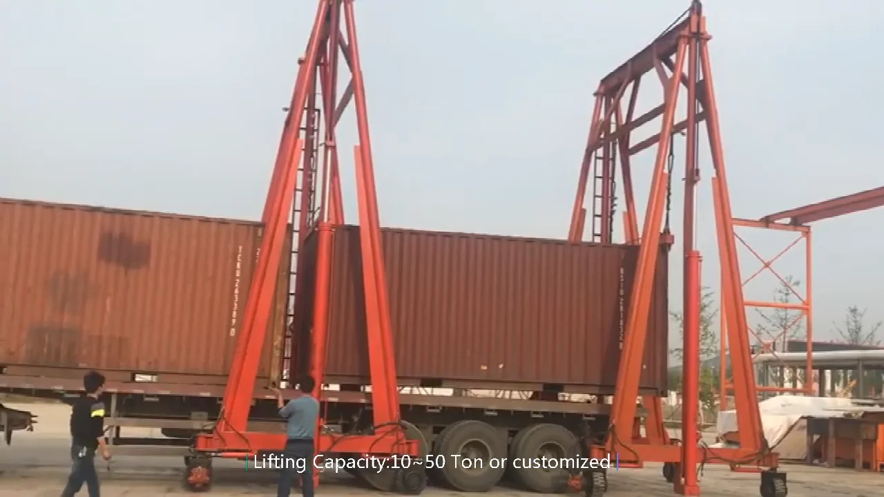 40ft Container Lifting Mobile Gantry Crane For Station Buy Container