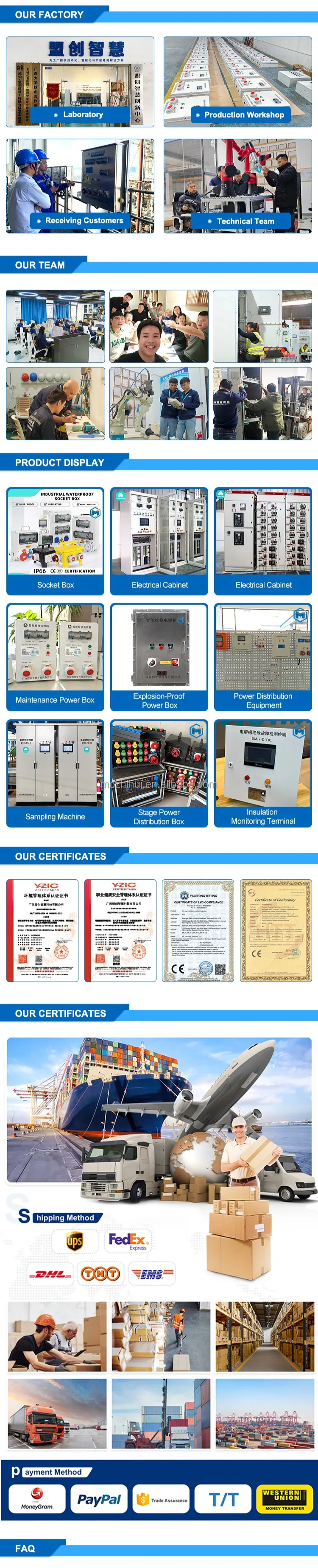 Surface Mounted Waterproof Db Box Mcb Distribution Board Waterproof 6-way Electric Box Plastic Enclosure Plastic Db Boxes