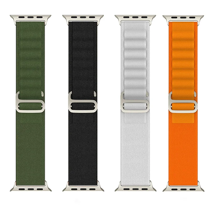 Nylon Alpine Loop Watch Band Strap For Apple Watch 9 8 7 6 5 4 3 2 1 SE  Ultra