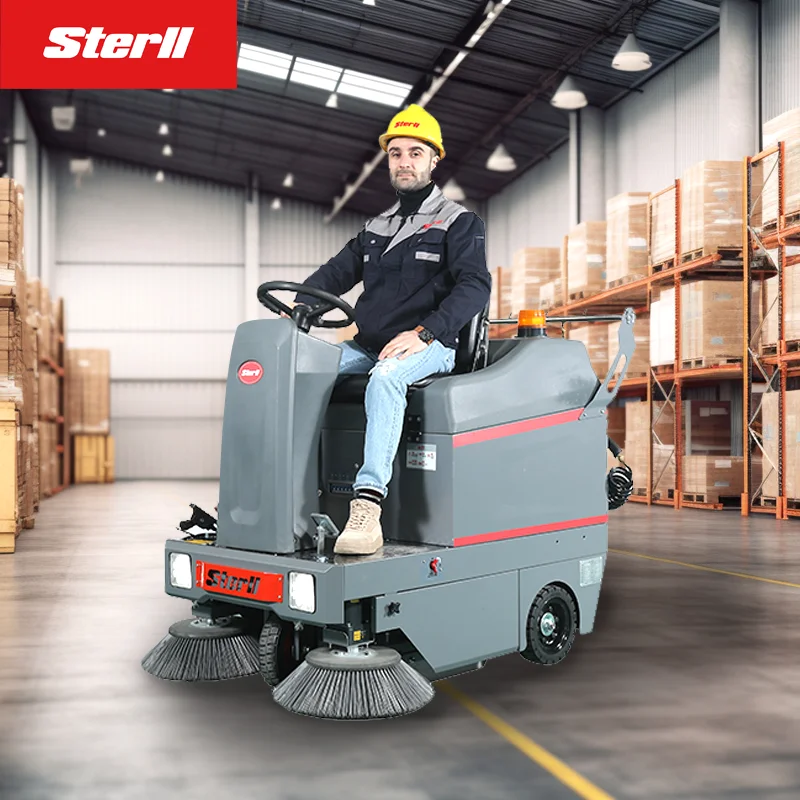 Sterll ST1 Ride on sweeper with CE Mark suction motor Intelligent Control System