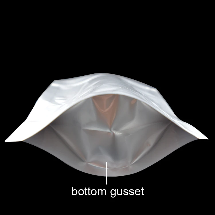 Aluminum foil bags with zipper and tear notch Clearance