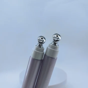 Luxury Empty Eye Cream Tube Aluminum Laminated Plastic with Zinc Alloy Applicator Custom Screen Printing