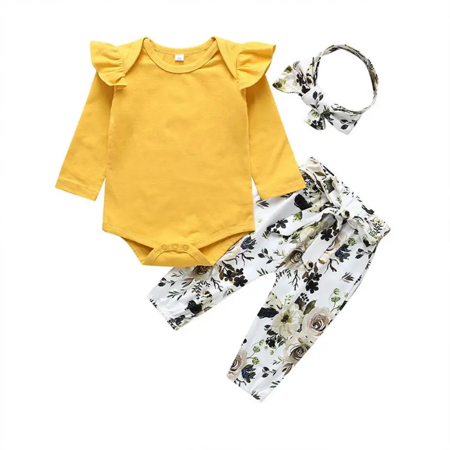Conjuntos de Niñas Ropa Para Niños Bebe Vestidos Mameluco Pijamas Trajes Batas