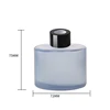 100 ml bleu givré + bouchon intérieur + anneau noir