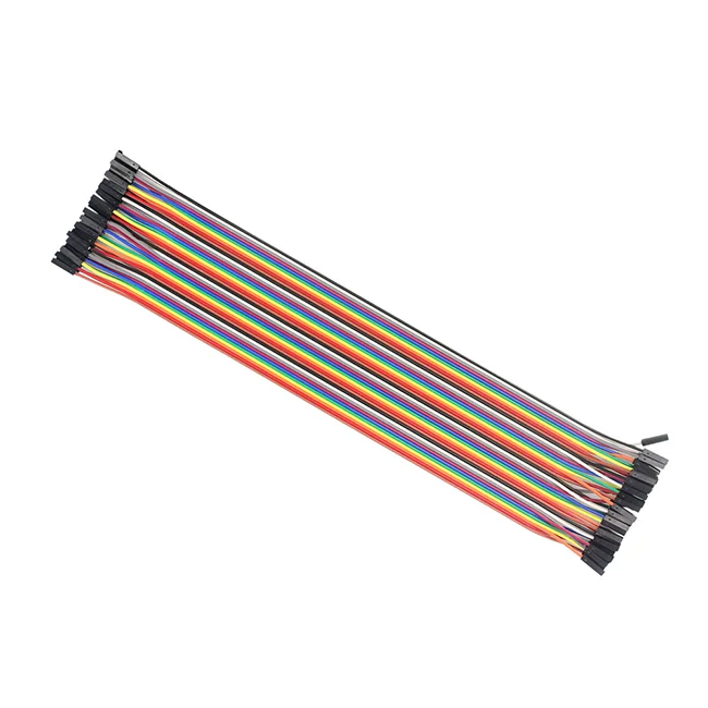 22 24 Awg Dupont Red Yellow Green 10cm 20cm 30cm 40pin 2.54mm Connector ...