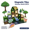 EPT1682971 - Piastrelle Magnetiche Mondo dei Dinosauri 32 Pezzi