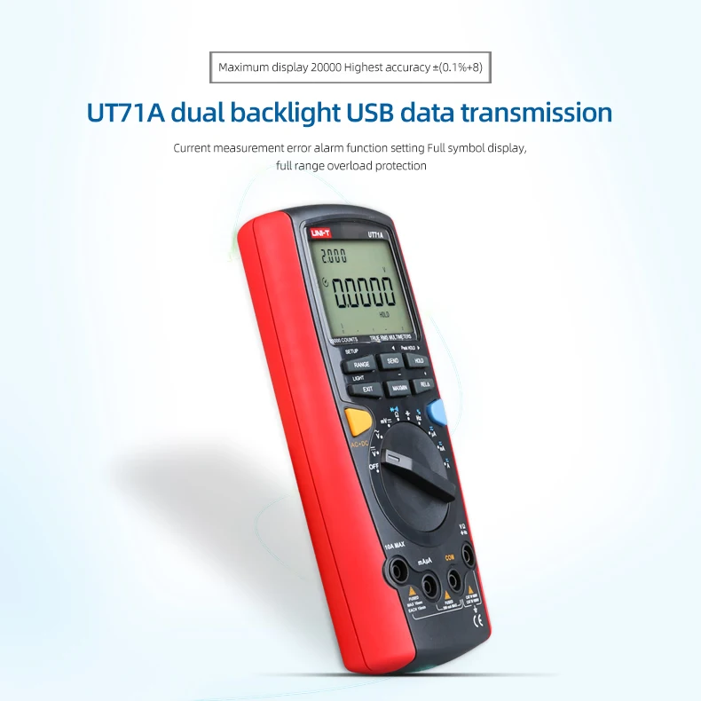 Unit Ut71e True Rms Industrial Grade Wireless Digital Ac Dc Multimeter