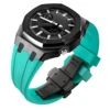 Black Case Tiffany Blue  Band