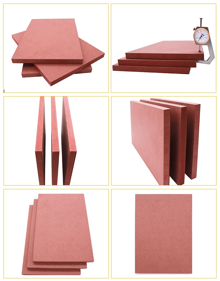 Good Price 12mm 18mm 1220*2440mm Colored Fire Resistant Fireproof Mdf ...