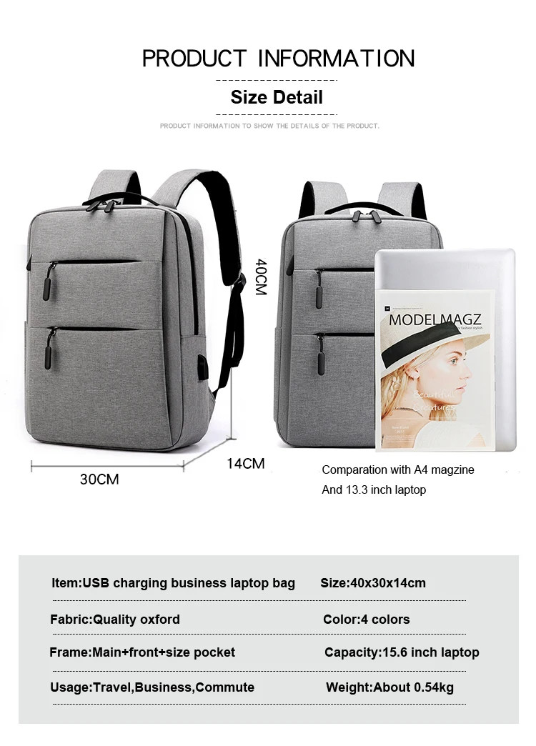 Omaska Custom Business Laptop Backpack Bag Mochila Para Portatil De ...