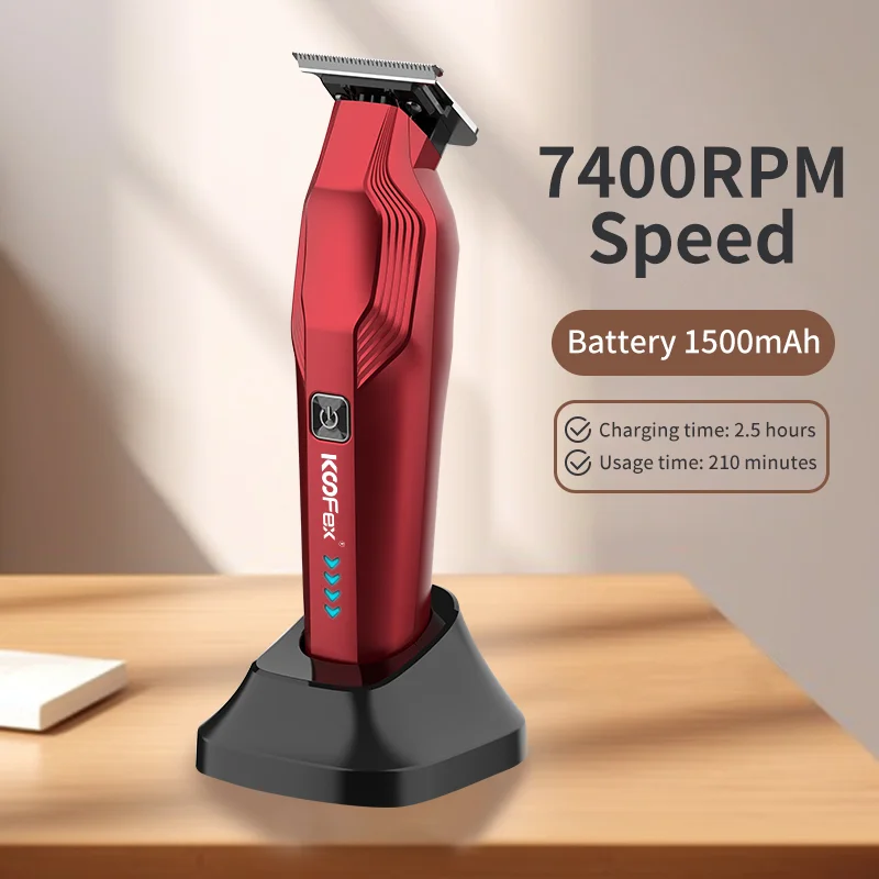 KooFex High-Speed T-Blade Hair Trimmer 7400RPM Motor