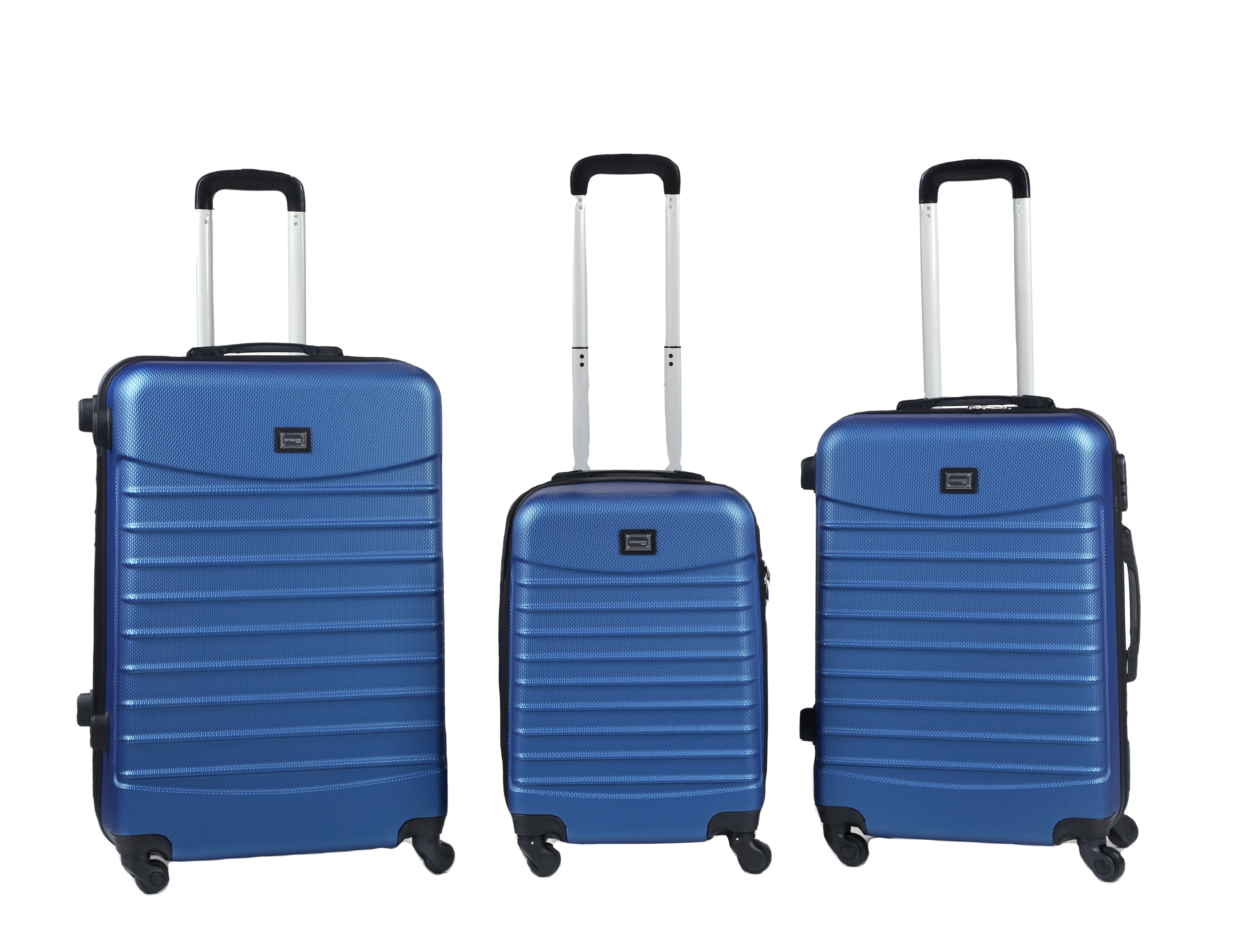tectake Set di 3 valigie ABS rigido trolley valigia bagaglio a mano | sistema di rotelle girevoli a 360° - disponibile in diversi colori (Rosa Fucsia | no. 402671 tectake Set di 3 valigie ABS rigido trolley valigia bagaglio a mano | sistema di rotelle girevoli a 360° - disponibile in diversi colori (Rosa Fucsia | no. 402671
