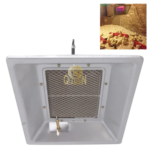 QianQin Automatic Brooder Gas Heater For Chicks Or Ducklings Adjustable Height For Livestock Brooder Box Chicken Coop