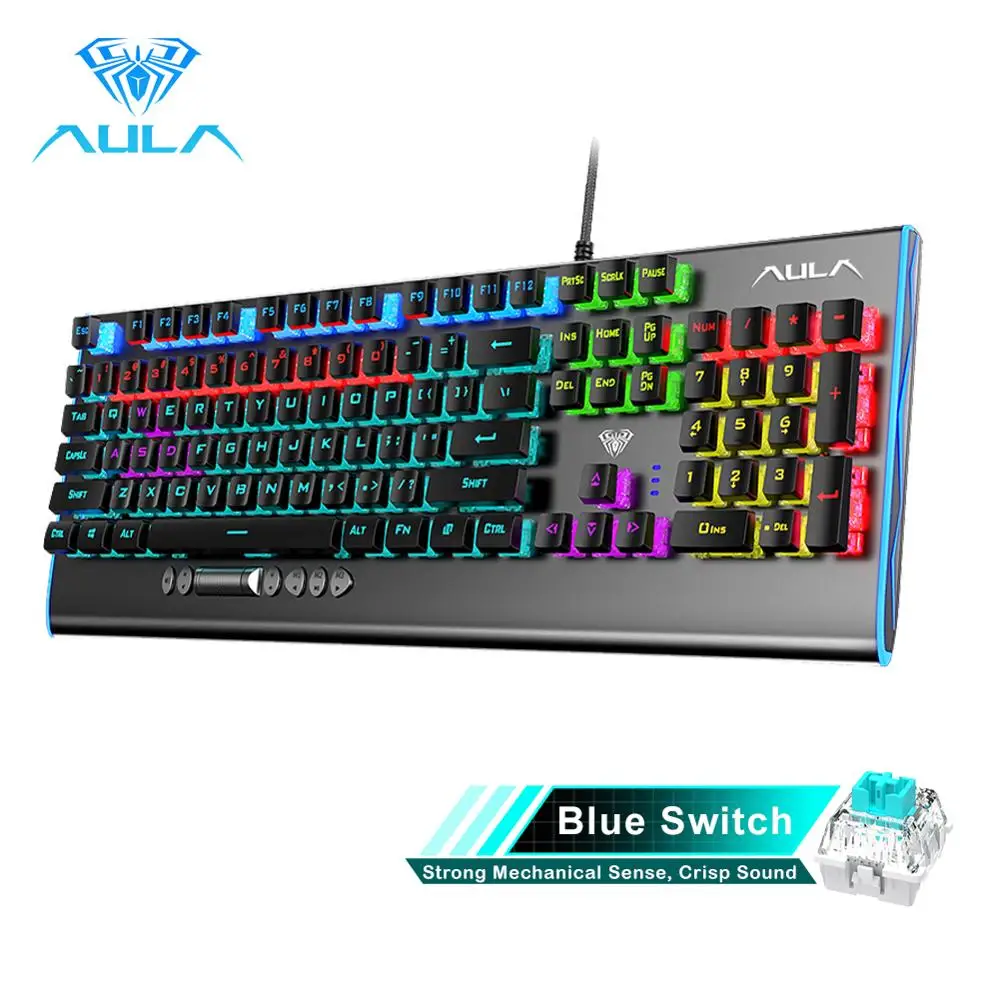 AULA ゲーミングキーボード USB接続 H458ecdd7c01a4f5591a5b89fbaac0
