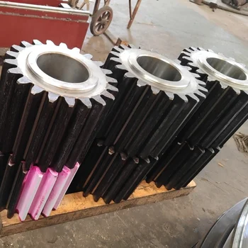 Cement Kiln Forged gear 34CrNiMo6 Steel Output Driving Pinion