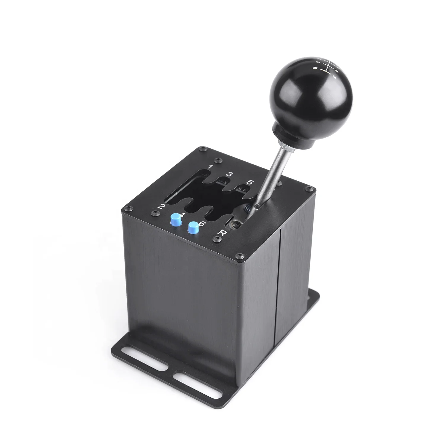 PC USB Simulator Shifter 7+R 6+R H Gear Shifter for Sim Racing Games (7+R) With Push Button
