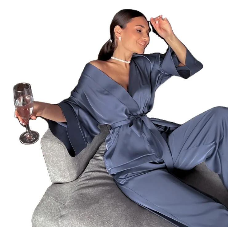 women's pajama set with cardigan