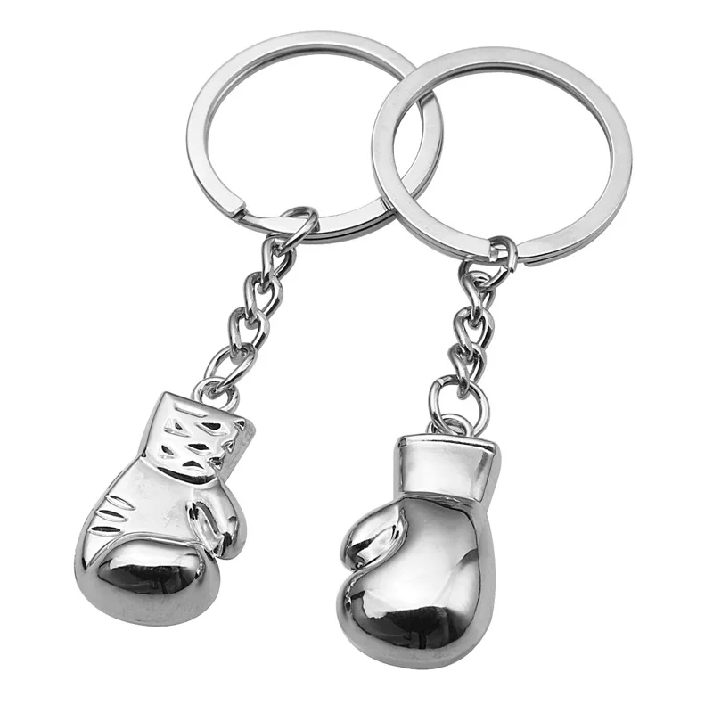 Cute Mini Boxing Glove Keychain Customized Logo Gym Keychains For