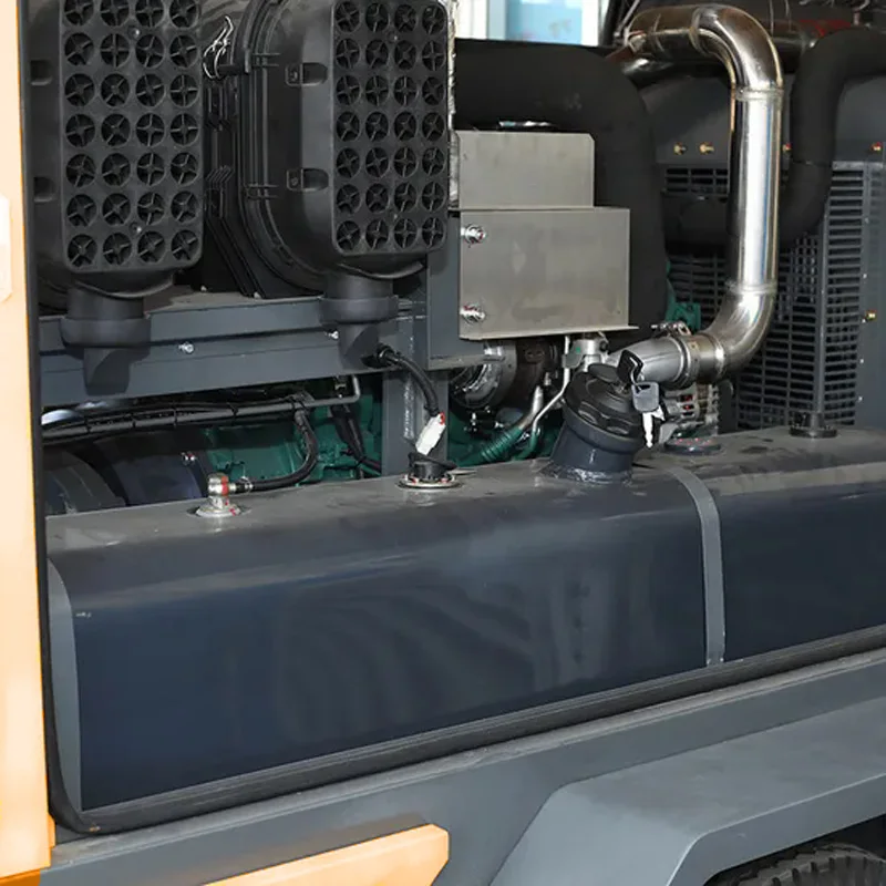Portable 185 Cfm Compression Diesel Driven Two Stage 23kw-70kw Screw Air Compressor Engine Motor for Mining Industrial Use