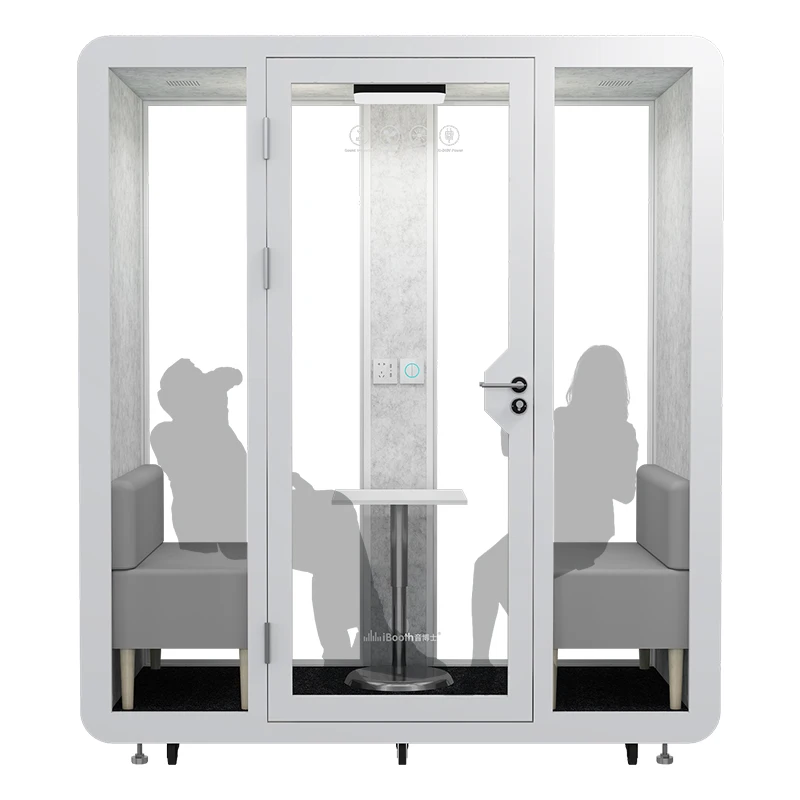 Multifunction Soundproof Office Phone Booth Portable Acoustic Meeting Pod Home Backyard Office Pods