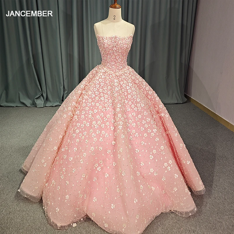 Beaded Sweetheart Maxi Princess Dress Ball Gown Floral Dress 6776-1