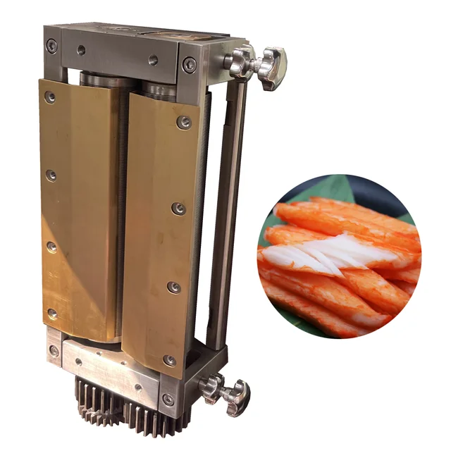 Factory Supply Surimi Sheet Slitter Knife White Fish Sticks High Quality Seafood Processing Machine