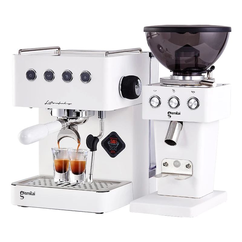 Gemilai CRM3005G Best Italian Coffee Makers Small Manual Automatic Espresso  Coffee Machine for Office Home