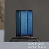 Jun Glaze Straight Octagonal Pot