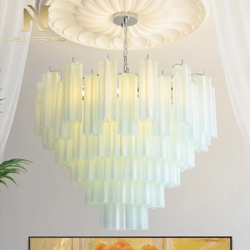 CPL-444 Custom French Vintage Murano Glass Chandelier Glass Suspension Lighting for Hotel Lobby