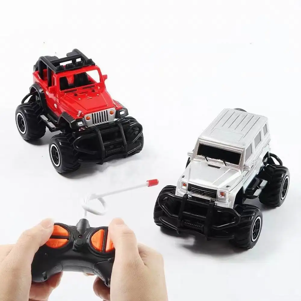Internet Celebrity Toy Mini RC Model Car with Charging 1/43 Radio Control Crawlers Truck Remote Control Off Road Vehicle for Kid
