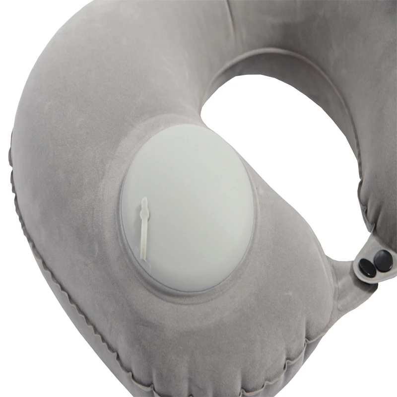 Индивидуальный Логотип, самонадувная подушка для шеи, складная, оптовая продажа, самонадувная подушка для путешествий