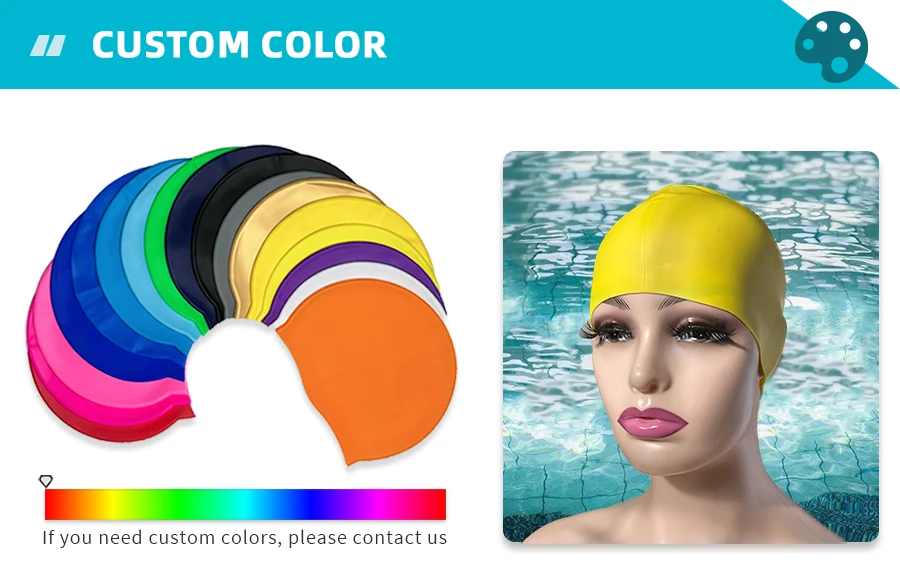 Comfortable Slipfree Unisex Water Sport Competition Training Silicone