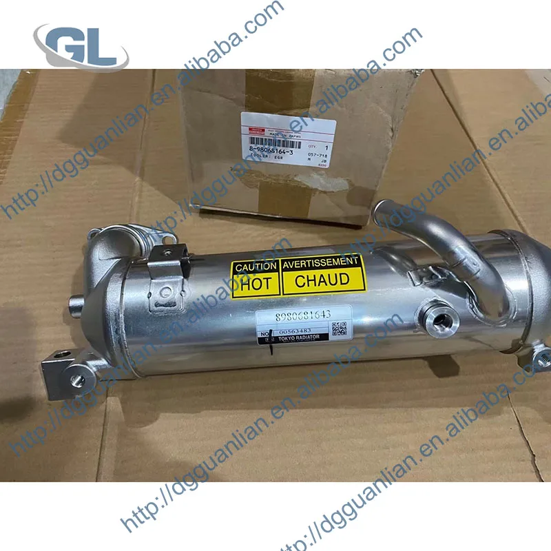 ISU-ZU 4JJ1 Engine EGR Cooler 8980681643 for Hitachi Excavators