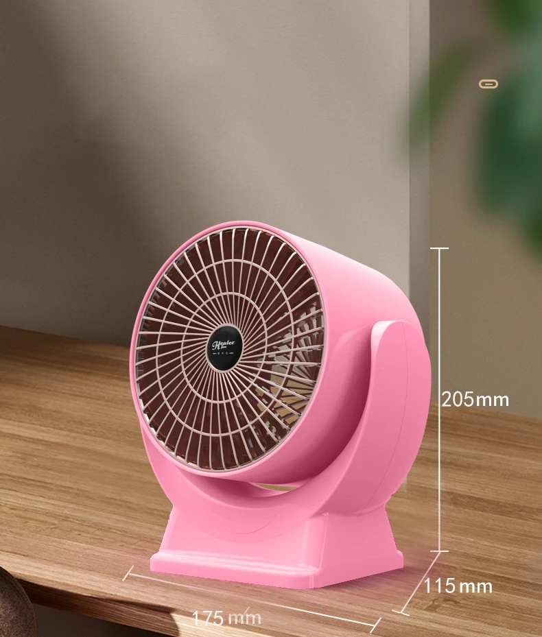 New Small Desktop Heater Home Office Fast Heating Heater Portable Electric Heater High Quality Continuous Constant Temperature 7