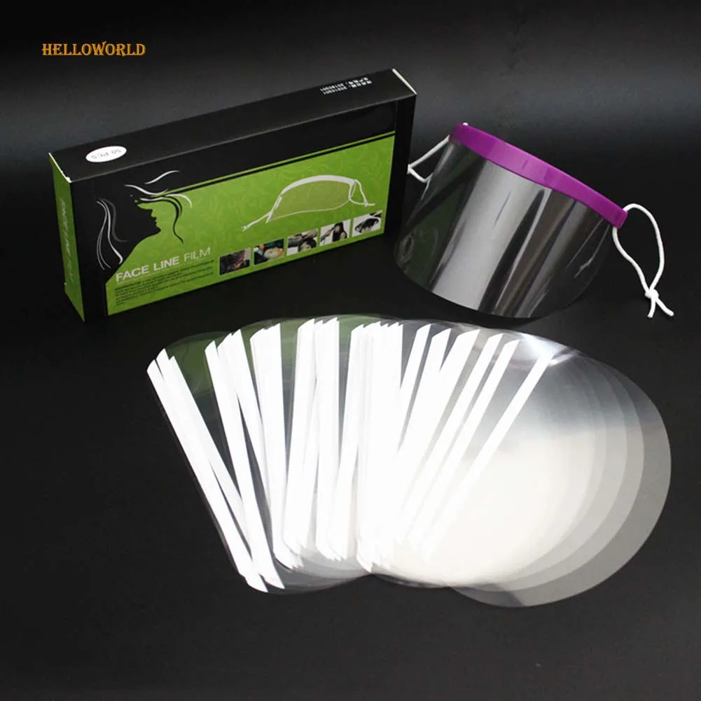 50 Stück Friseur Gesichtsschutz - Einweg Augenschutz Für Haar- & Beauty-Salon