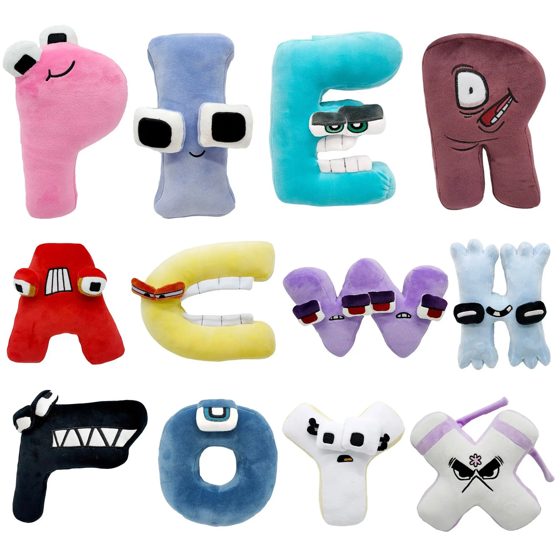 Alphabet Lore Plush, 10 Pcs Alphabet Lore Number Plush Animal Toys