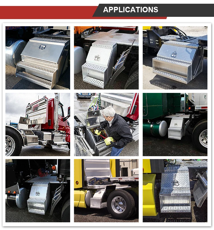 Diamond Aluminum Truck Step Tool Box Set With Factory Price Buy Tool