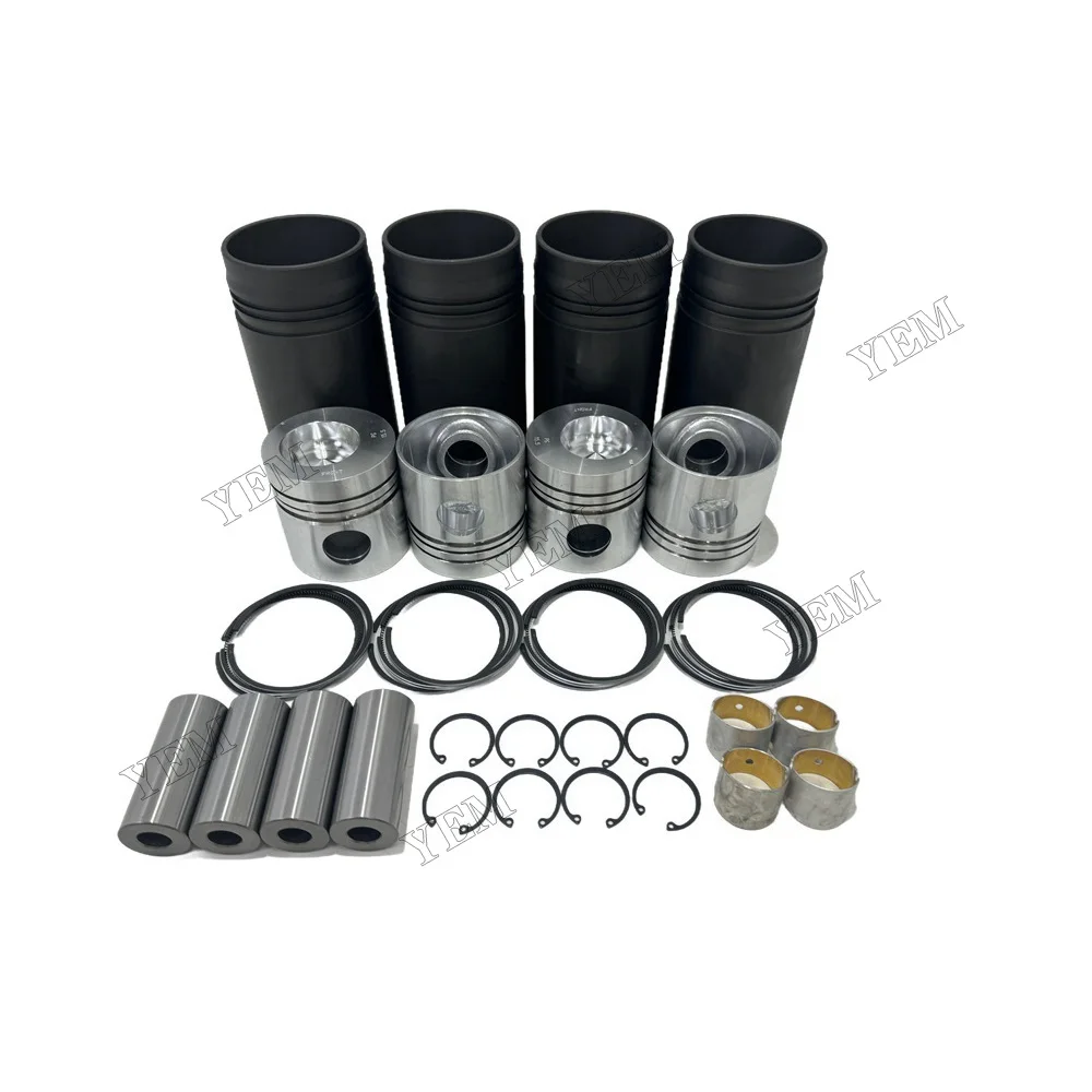 Cylinder Liner Kit Compatible for Komatsu 4D105 Aftermarket Engine Parts 4