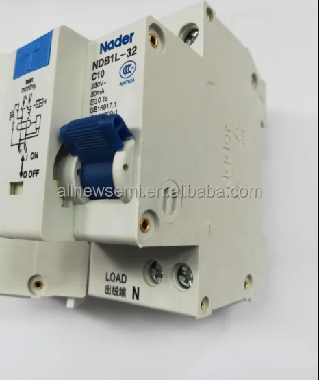 NDB1L-32C10 residual current circuit breaker brand new original Nader leakage switch  30mA leakage current