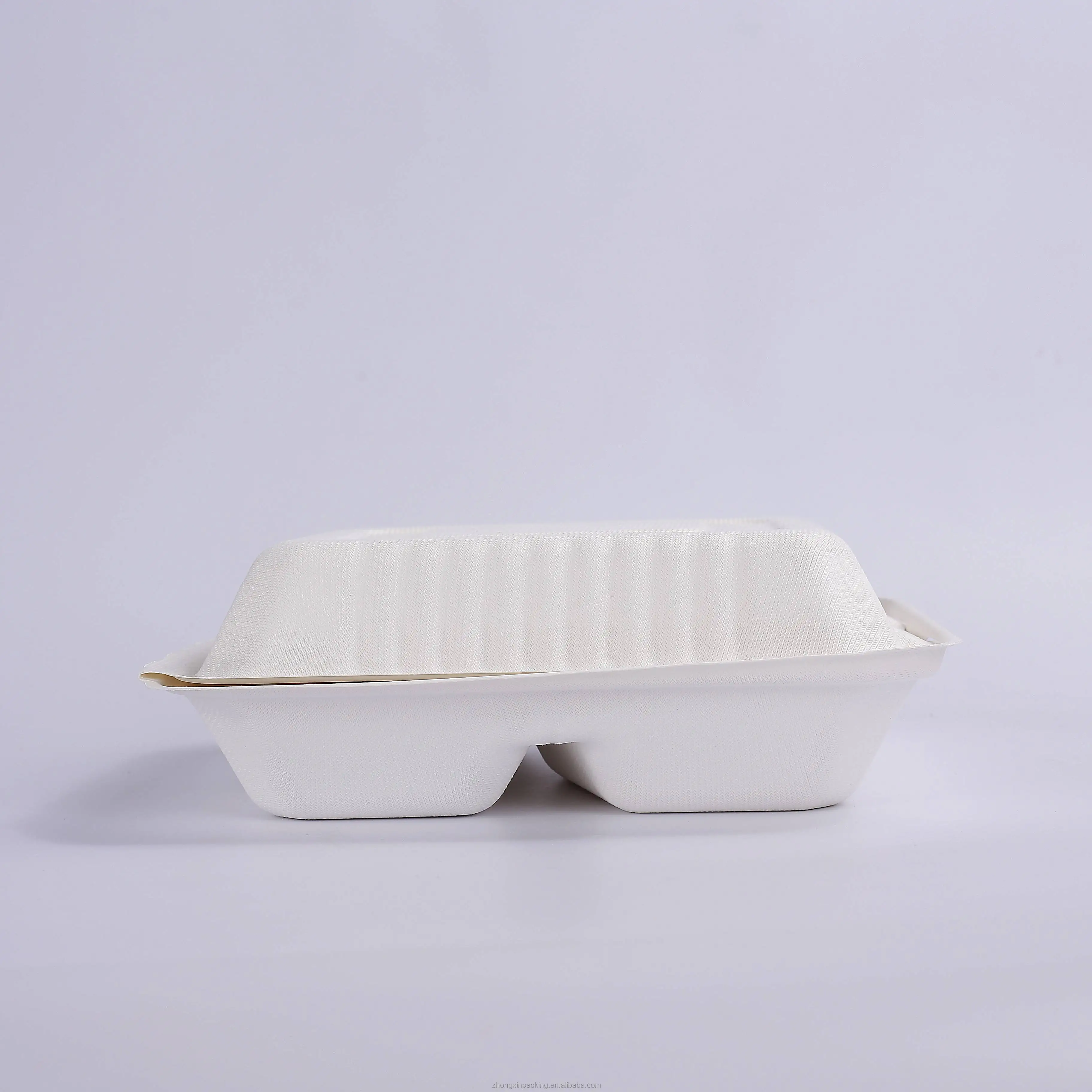 8 Inch Biodegradable Clamshell - Eco-Friendly Lunch Box