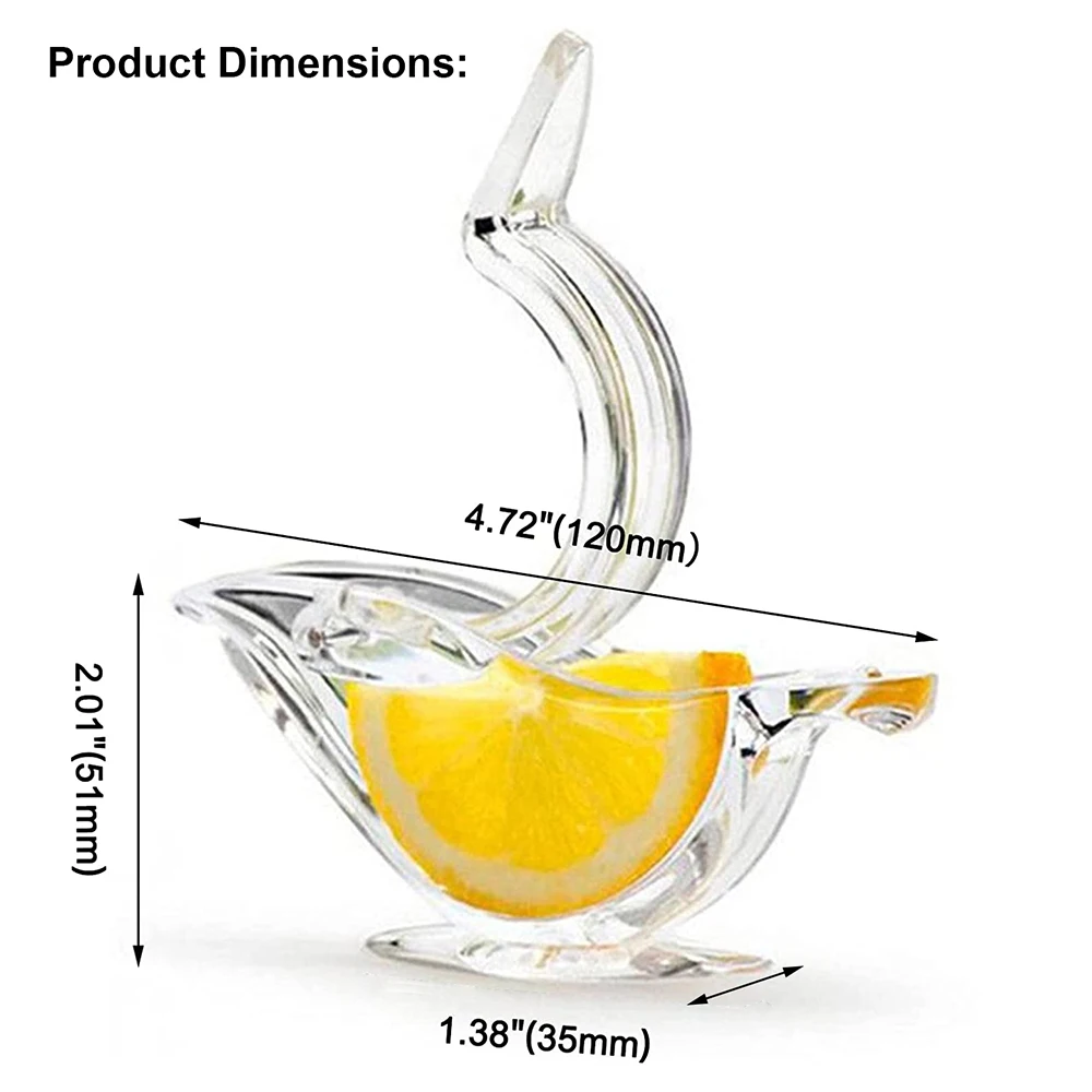 Elegance Press Art Bird Lemon & Lime Birdshaped Glass Transparent