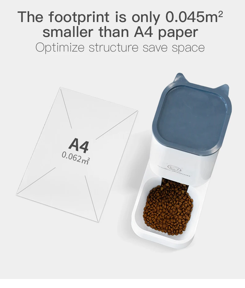 2023 New Design Automatic Microchip Timed Smart Pet Feeder Auto Food