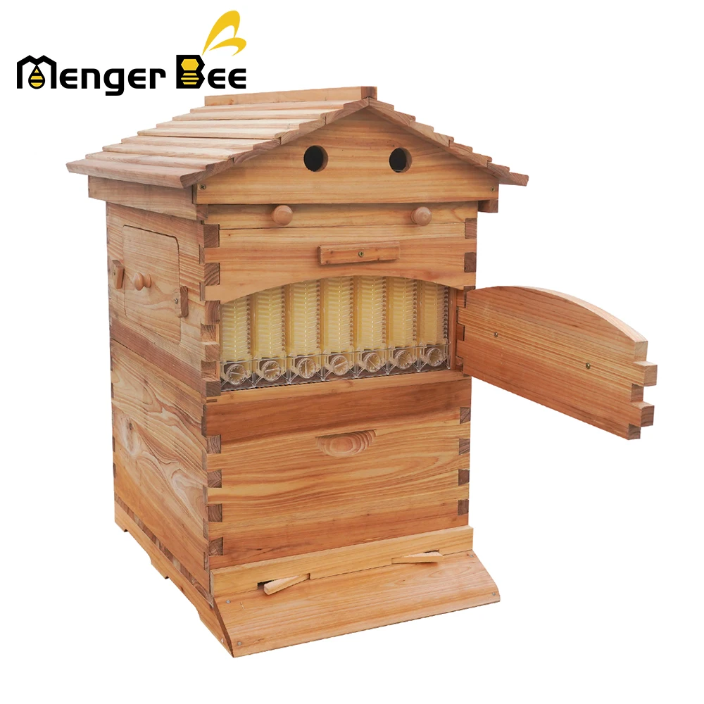 Self Flows Hive Automatic Beehive Wax Coated Self-Flowing Beehive For Harvest Honey