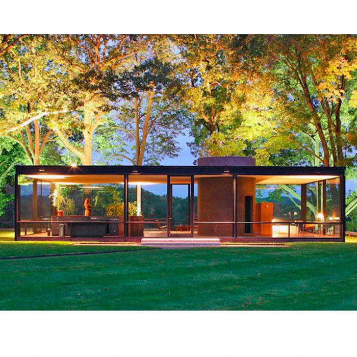 Дома из стекла высшего класса специальный дизайн стеклянный дом